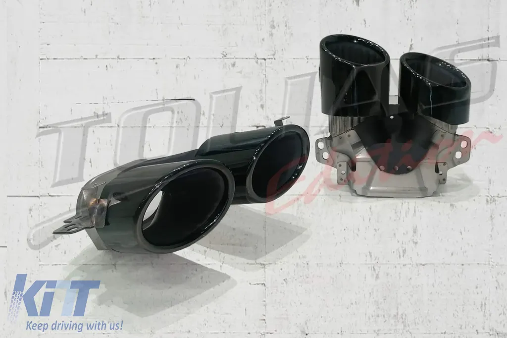 Rear Diffuser and Exhaust Tips suitable for Mercedes CLA X118 Shooting Brake C118 Coupe Sport Line (2019-06.2025) CLA45S Design