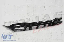 Rear Diffuser and Exhaust Tips suitable for Mercedes CLA X118 Shooting Brake C118 Coupe Sport Line (2019-06.2025) CLA45S Design-image-6325981