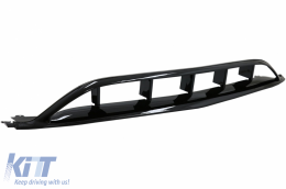 Rear Diffuser Black Edition with Muffler Tips suitable for Mercedes A-Class W176 (2015-2018) and Front Bumper Splitters Fins Aero A45 Facelift Design-image-6073690