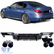 Rear diffuser conversion + titanium tailpipes fits BMW F10 F11 520 523 525 528 530 - ODRBDB6012792