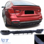 image-29-Rear diffuser Performance black gloss suitable for 3 Series BMW GT F34 340i