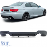 image-66-Rear diffuser Performance black matte suitable for BMW 3 Series E92 E93 335i 335d