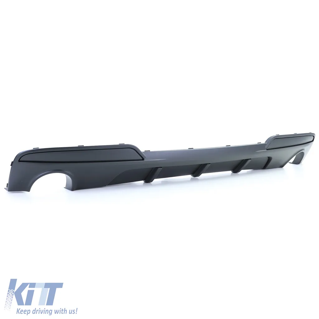 Rear diffuser Performance black matte suitable for BMW 5 Series F10 F11 535i 535d 10-17