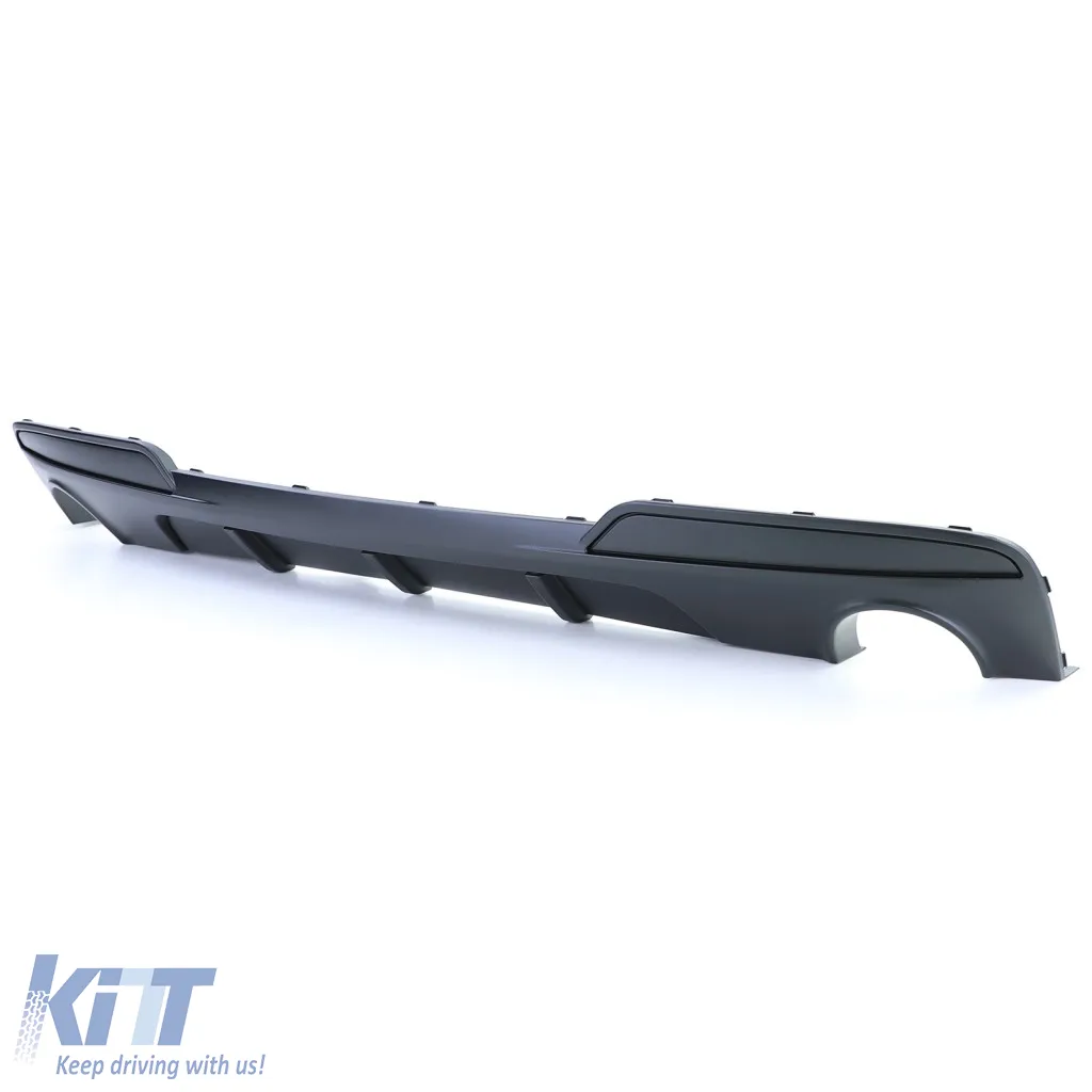 Rear diffuser Performance black matte suitable for BMW 5 Series F10 F11 535i 535d 10-17