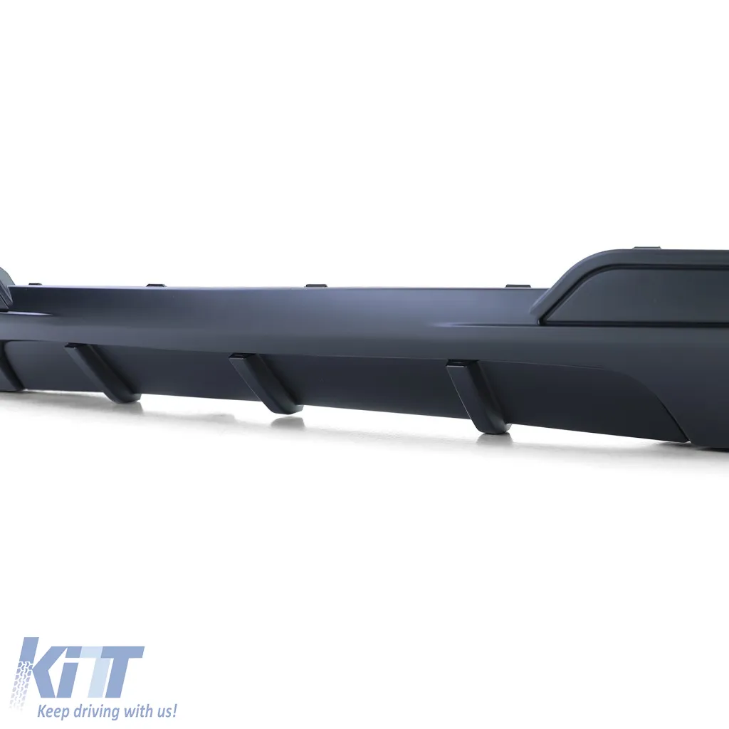 Rear diffuser Performance black matte suitable for BMW 5 Series F10 F11 535i 535d 10-17