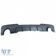 Rear diffuser Performance black matte suitable for BMW 5 Series F10 F11 535i 535d 10-17-image-6327178