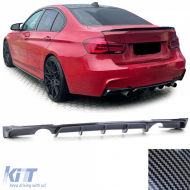 Rear diffuser Performance carbon look suitable for 3 Series BMW F30 F31 335i 340i