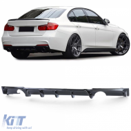 image-39-Rear diffuser Performance gloss black suitable for 3 Series BMW F30 F31 335i 340i