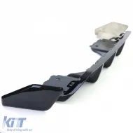 Rear diffuser Performance gloss black suitable for BMW X6 F16 14-19-image-6278366