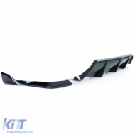 Rear Diffuser Performance Look Gloss Black suitable for BMW X5 F15 13-18-image-6264147