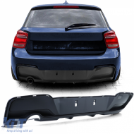 image-45-Rear diffuser Performance matte fits for 1 Series BMW F20 F21 114 116 118 120 11-15