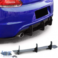 image-28-Rear diffuser splitter rear apron performance for VW Scirocco 4 137 138 08-17