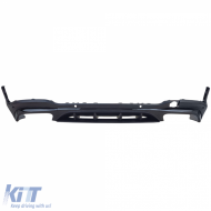 Rear diffuser sport + black tailpipes for Mercedes GLC X253 19-22 facelift-image-6257819
