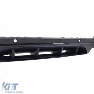 Rear diffuser sport + black tailpipes for Mercedes GLC X253 19-22 facelift-image-6257822