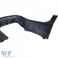 Rear diffuser sport + black tailpipes for Mercedes GLC X253 19-22 facelift-image-6257825