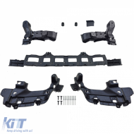 Rear diffuser sport + black tailpipes for Mercedes GLC X253 19-22 facelift-image-6257826