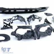 Rear diffuser Sport Type 2 with black tailpipes for Mercedes A-Class W177 from 18-image-6326482