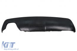 Rear Diffuser suitable for BMW 5 Series E60 E61 (2003-2010) Sport M-Technik Design Single Outlet - RDBME60MTDDS