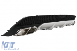 Rear Diffuser suitable for Mercedes CLA W117 (2013-up) Sport Pack Exhaust Tips-image-6003709