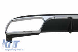 Rear Diffuser suitable for Mercedes E-Class W212 Facelift (2013-2016) only Standard Bumper-image-6057498
