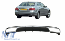 Rear Diffuser suitable for Mercedes E-Class W212 Facelift (2013-2016) only Standard Bumper-image-6057618