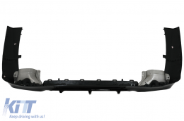 Rear Diffuser with Black Exhaust Tips suitable for Mercedes CLS-Class C257 Sport Line (2018-up) CLS63 Design-image-6095154