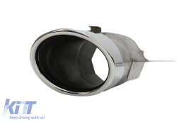 Rear Diffuser with Chrome Exhaust Tips suitable for Mercedes GLB X247 SUV (2020-up) GLB 35 Design-image-6094780