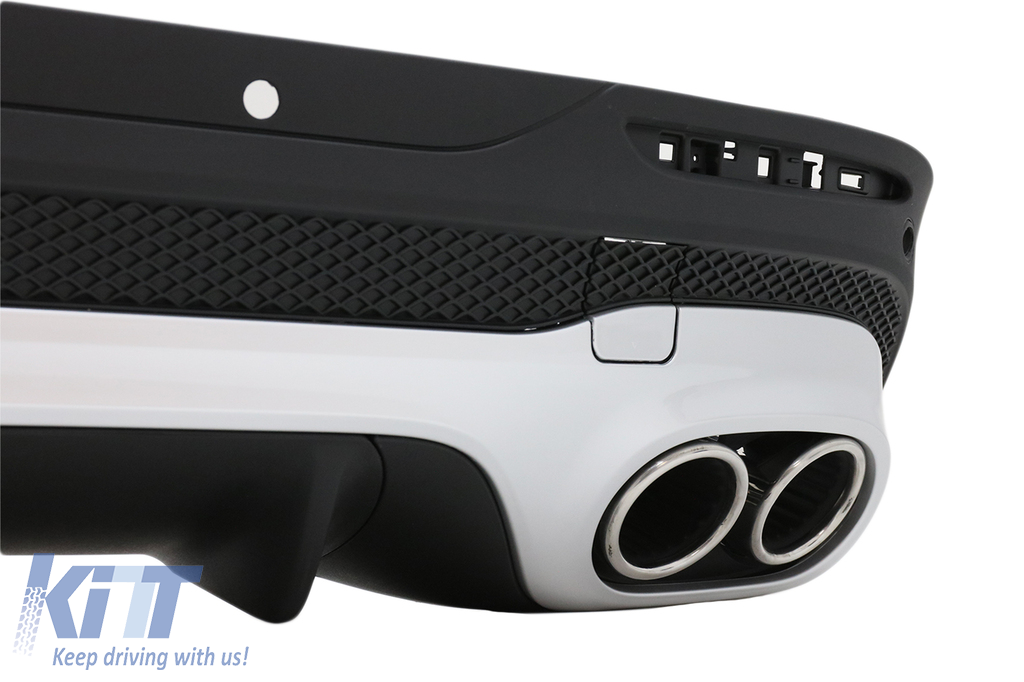 Rear Diffuser with Chrome Exhaust Tips suitable for Mercedes GLB X247