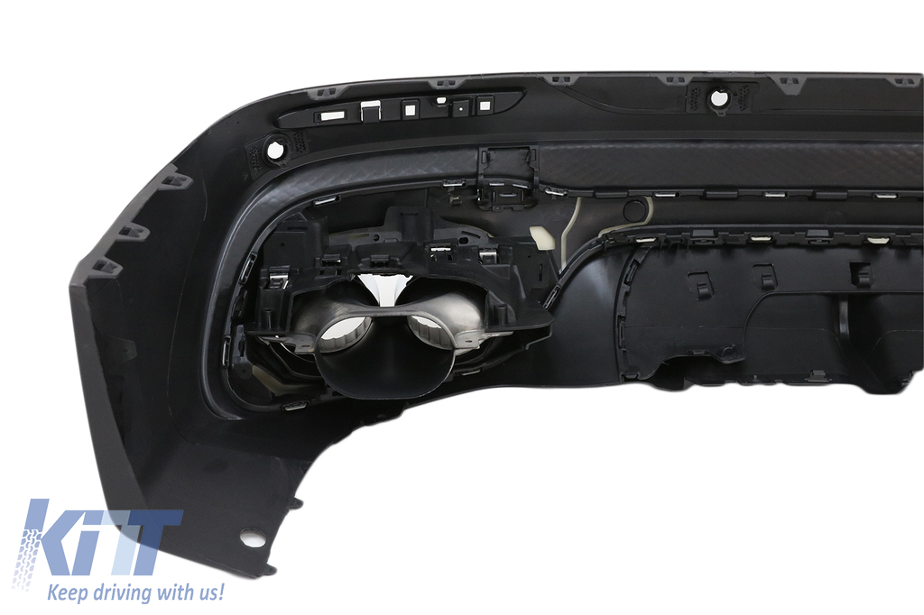 Rear Diffuser with Chrome Exhaust Tips suitable for Mercedes GLB X247