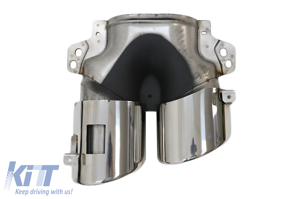 Rear Diffuser with Chrome Exhaust Tips suitable for Mercedes GLB X247