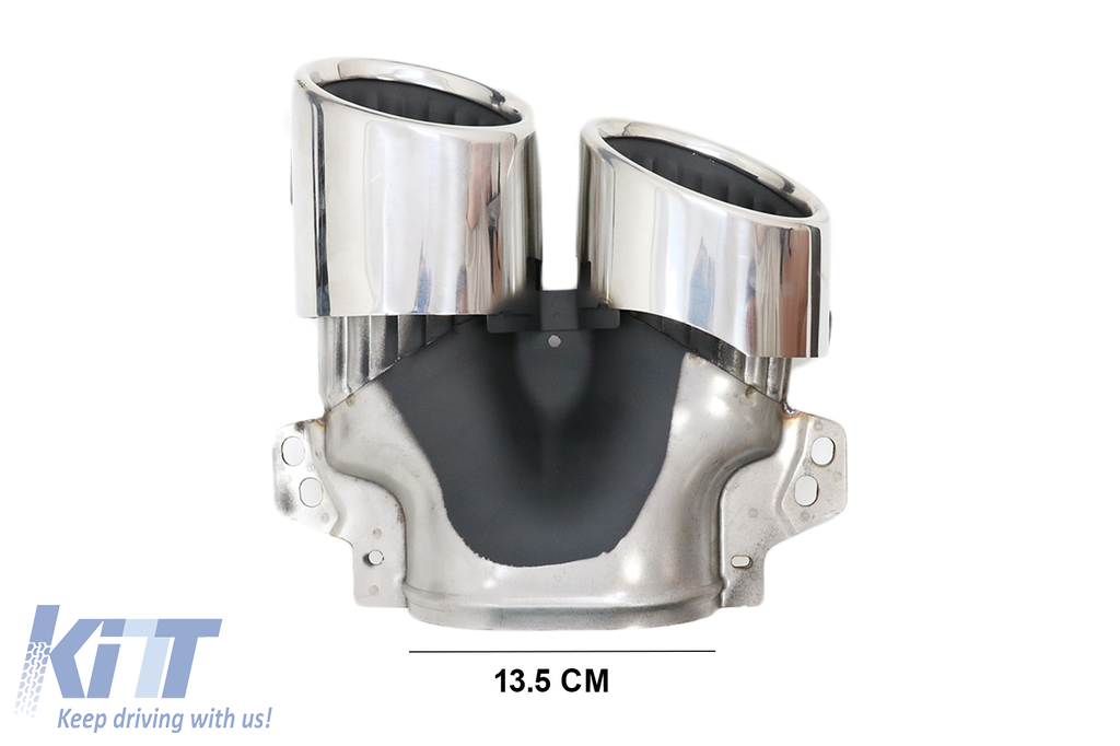 Rear Diffuser with Chrome Exhaust Tips suitable for Mercedes GLB X247