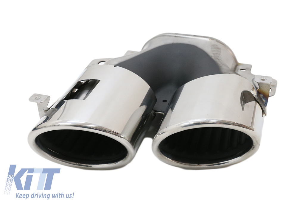 Rear Diffuser with Chrome Exhaust Tips suitable for Mercedes GLB X247