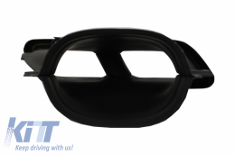 Rear Diffuser with Exhaust Muffler Tips suitable for Mercedes GLC Coupe C253 Sport Line (2015-2019) GLC63 Design Black Tips-image-6055442