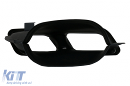 Rear Diffuser with Exhaust Muffler Tips suitable for Mercedes GLC X253 SUV (2015-07.2019) equipped Standard Package-image-6083626