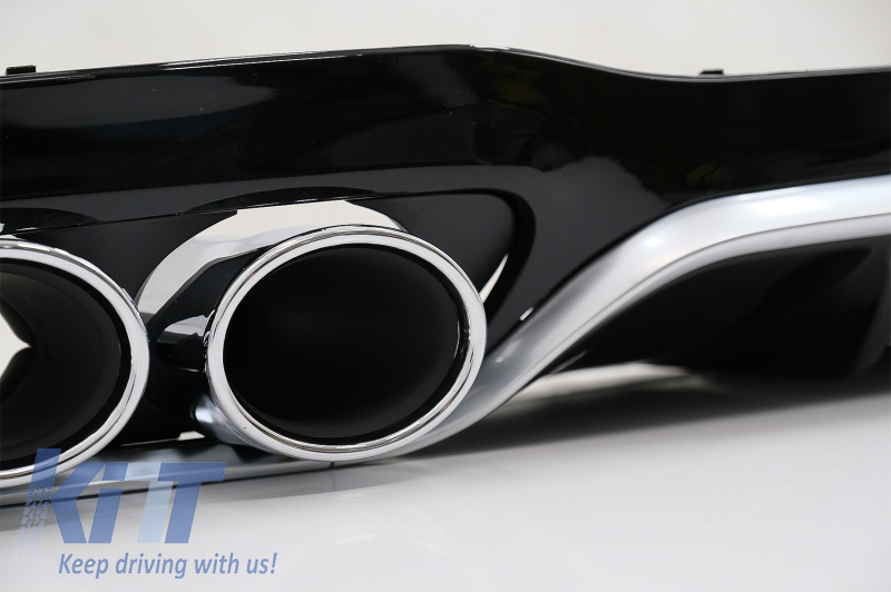 Rear Diffuser with Exhaust Tips suitable for Mercedes EClass W213