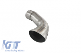 Rear Diffuser with Exhaust Tips Tailpipe & Trunk Spoiler for MERCEDES A-Class W176 (2012-2018) Sport Pack-image-6044829