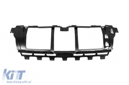 Rear Diffuser with Silver Exhaust Muffler Tips suitable for Mercedes GLE W167 SUV V167 Sport Line (2019-Up) GLE53 Design-image-6328304