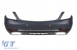 Rear MB design bumper suitable for Mercedes S-Class W222 2018-2020 - ABMERX6009929