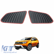 Rear Quarter Glass Cover suitable for Dacia Duster 2018+ Black Color 