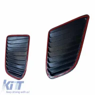 Rear Quarter Glass Cover suitable for Dacia Duster 2018+ Black Color 