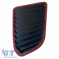 Rear Quarter Glass Cover suitable for Dacia Duster 2018+ Black Color 
