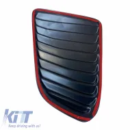 Rear Quarter Glass Cover suitable for Dacia Duster 2018+ Black Color 