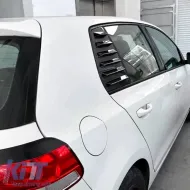 Rear Quarter Glass Cover suitable for VW Golf VI (6) 08-11 Black Color 2 Pieces-image-6317193