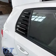Rear Quarter Glass Cover suitable for VW Golf VI (6) 08-11 Black Color 2 Pieces-image-6318023