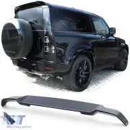 image-55-Rear roof spoiler lip black gloss for Land Rover Defender L663 90 110