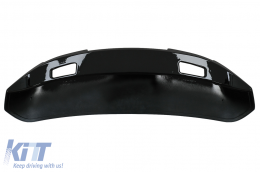 Rear Roof Spoiler Wing Add-on suitable for Mercedes GLC X253 SUV (2015-up) Piano Black-image-6050122
