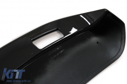 Rear Roof Spoiler Wing Add-on suitable for Mercedes GLC X253 SUV (2015-up) Piano Black-image-6050123