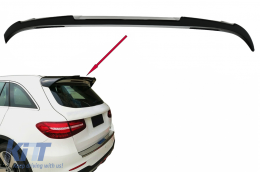 Rear Roof Spoiler Wing Add-on suitable for Mercedes GLC X253 SUV (2015-up) Piano Black