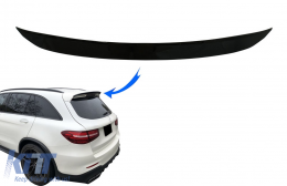 Rear Roof Spoiler Wing suitable for Mercedes GLC X253 SUV (2015-up) Piano Black - TSMBGLCX253S