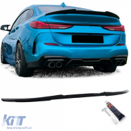 Rear spoiler ducktail black gloss suitable for 2 Series BMW F44 Gran Coupe from 2020